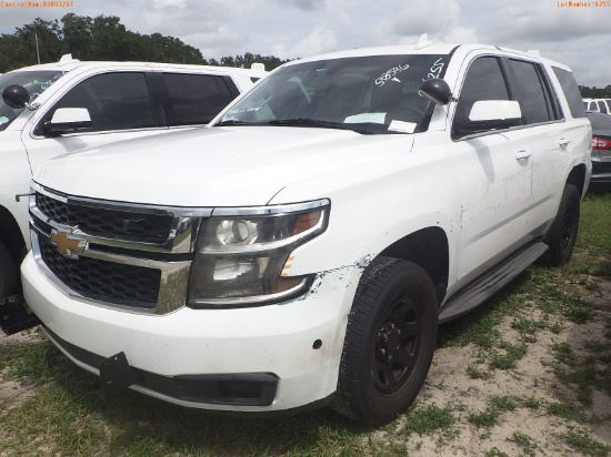 9-06255 (Cars-SUV 4D)  Seller: Gov-Pinellas County Sheriffs Ofc 2015 CHEV TAHOE