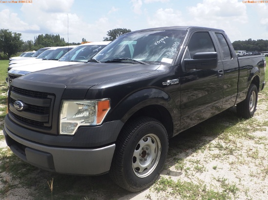 9-10110 (Trucks-Pickup 2D)  Seller: Gov-Pinellas County Sheriffs Ofc 2013 FORD F
