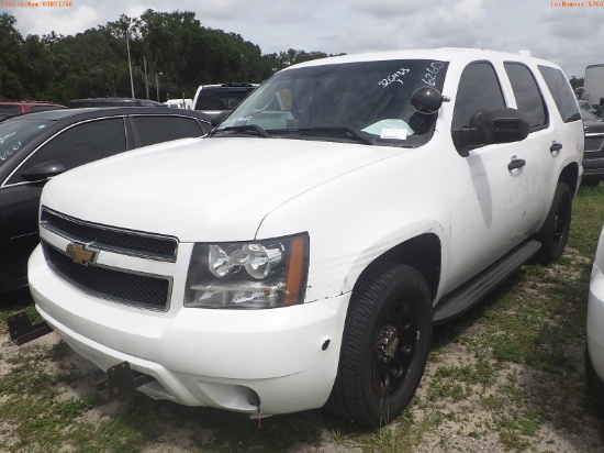9-06260 (Cars-SUV 4D)  Seller: Gov-Pinellas County Sheriffs Ofc 2013 CHEV TAHOE
