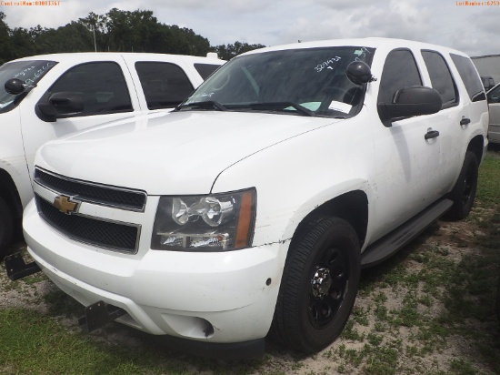 9-06259 (Cars-SUV 4D)  Seller: Gov-Pinellas County Sheriffs Ofc 2013 CHEV TAHOE