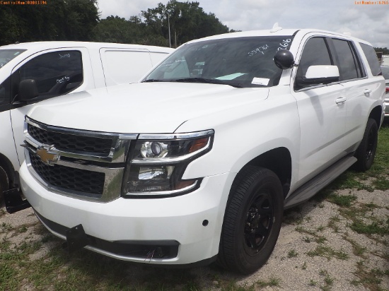 9-06266 (Cars-SUV 4D)  Seller: Gov-Pinellas County Sheriffs Ofc 2015 CHEV TAHOE