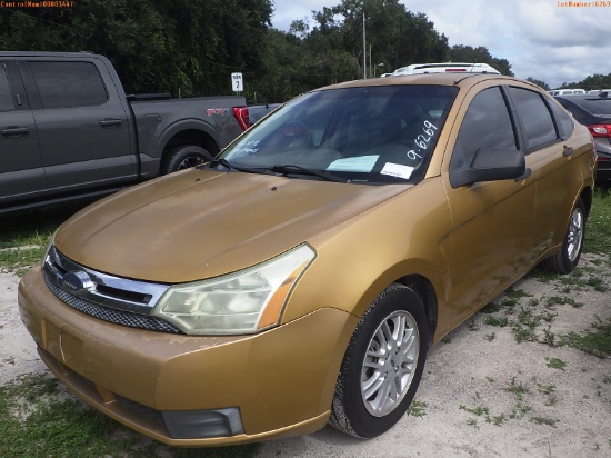 9-06269 (Cars-Sedan 4D)  Seller: Florida State B.P.R. 2009 FORD FOCUS