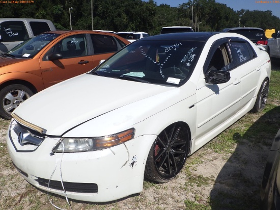 10-05206 (Cars-Sedan 4D)  Seller: Gov-Port Richey Police Department 2004 ACUR TL