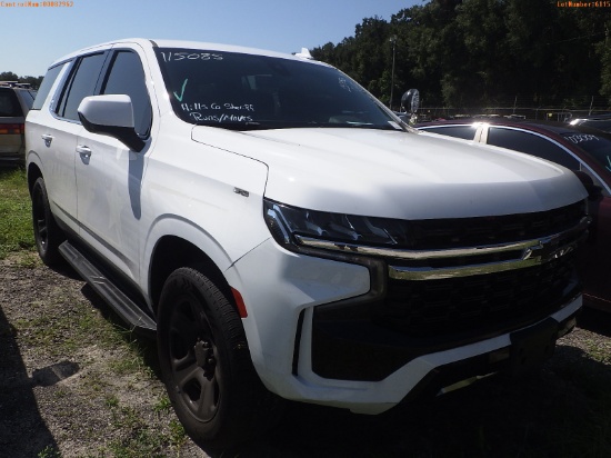 10-06115 (Cars-SUV 4D)  Seller: Gov-Hillsborough County Sheriffs 2022 CHEV TAHOE