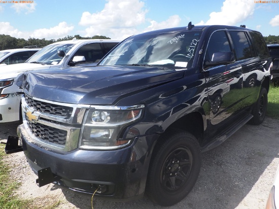 10-05122 (Cars-SUV 4D)  Seller: Gov-Pinellas County Sheriffs Ofc 2019 CHEV TAHOE