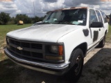 10-10111 (Cars-SUV 4D)  Seller: Gov-Hillsborough County School 1999 CHEV SUBURBA