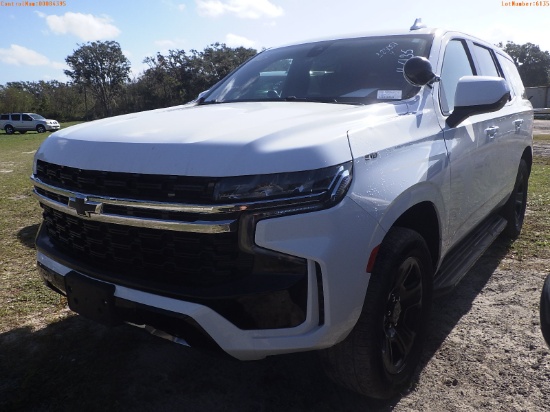 11-06135 (Cars-SUV 4D)  Seller: Gov-Hillsborough County Sheriffs 2022 CHEV TAHOE