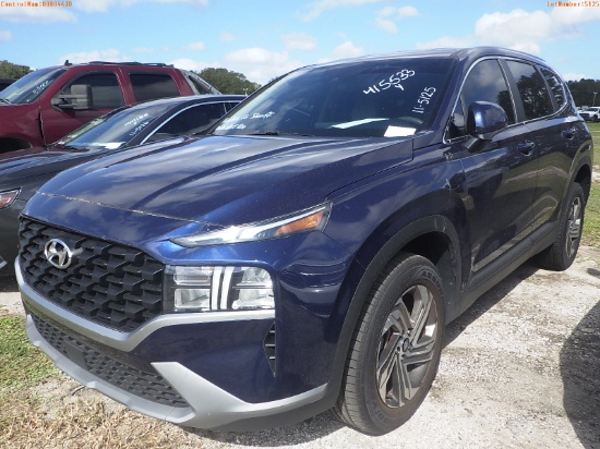 11-05125 (Cars-SUV 4D)  Seller: Gov-Pinellas County Sheriffs Ofc 2022 HYUN SANTA