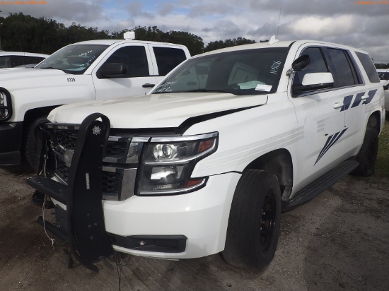 11-05136 (Cars-SUV 4D)  Seller: Gov-Tarpon Springs 2018 CHEV TAHOE