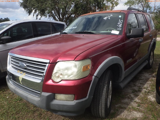 11-06215 (Cars-SUV 4D)  Seller: Gov-Charlotte County Sheriffs 2006 FORD EXPLORER