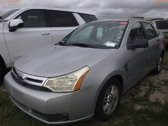 11-06234 (Cars-Sedan 4D)  Seller: Gov-Hernando County Sheriffs 2008 FORD FOCUS