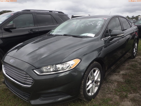 11-06239 (Cars-Sedan 4D)  Seller: Gov-Hernando County Sheriffs 2016 FORD FUSION