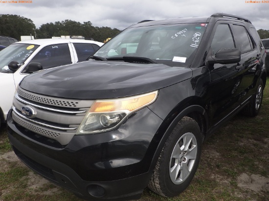 11-06240 (Cars-SUV 4D)  Seller: Gov-Hernando County Sheriffs 2013 FORD EXPLORER