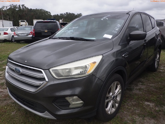 11-06248 (Cars-SUV 4D)  Seller: Gov-Charlotte County Sheriffs 2017 FORD ESCAPE