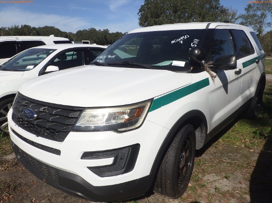 12-05111 (Cars-SUV 4D)  Seller: Gov-Sumter County Sheriffs Office 2017 FORD EXPL