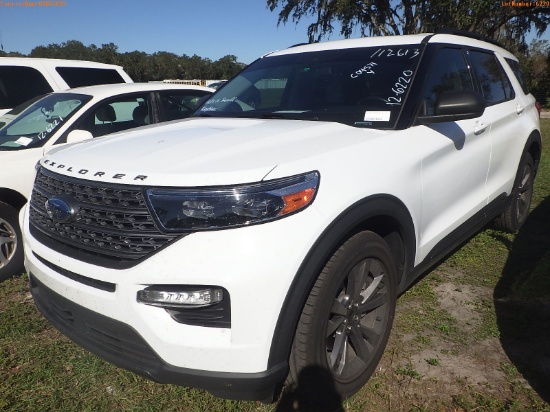 12-06220 (Cars-SUV 4D)  Seller: Gov-Hillsborough County Sheriffs 2021 FORD EXPLO