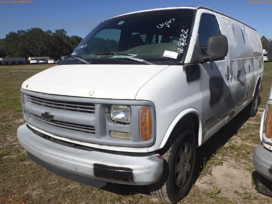 12-08222 (Trucks-Van Cargo)  Seller: Gov-Hillsborough County School 1999 CHEV EX