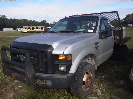 12-08217 (Trucks-Flatbed)  Seller: Florida State F.W.C. 2009 FORD F350