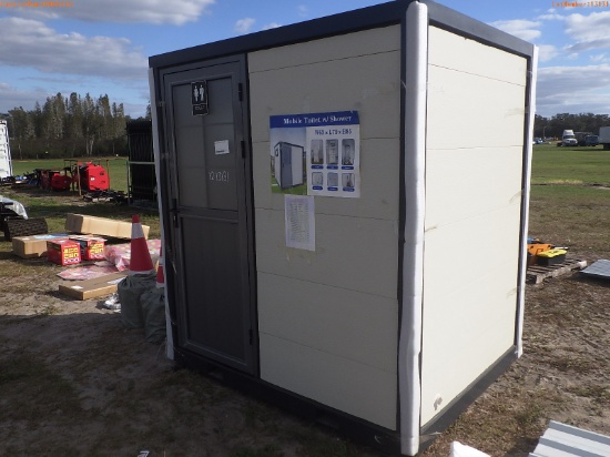 12-13131 (Equip.-Storage building)  Seller:Private/Dealer PORTABLE RESTROOM WITH