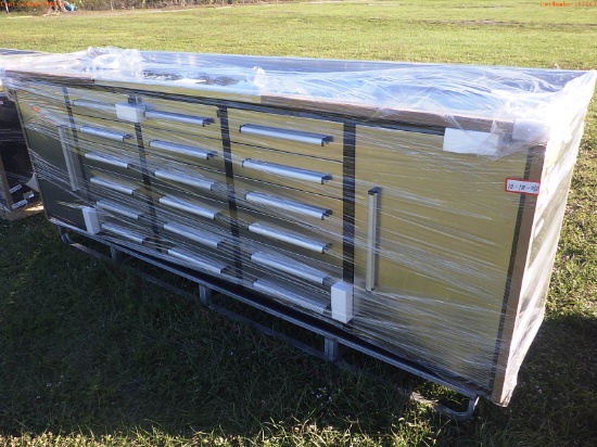 12-12143 (Equip.-Materials)  Seller:Private/Dealer 10 FOOT 18 DRAWER 2 CABINET M