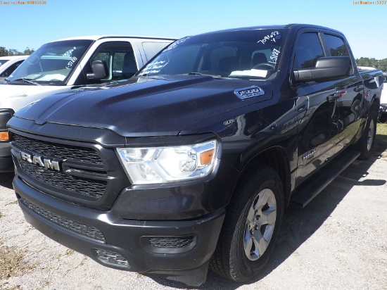 1-05127 (Trucks-Pickup 4D)  Seller: Gov-Hillsborough County Sheriffs 2021 DODG 1