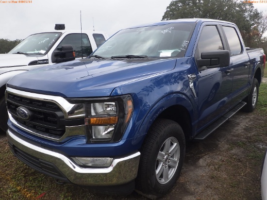 1-05113 (Trucks-Pickup 4D)  Seller: Gov-Hillsborough County Sheriffs 2023 FORD F