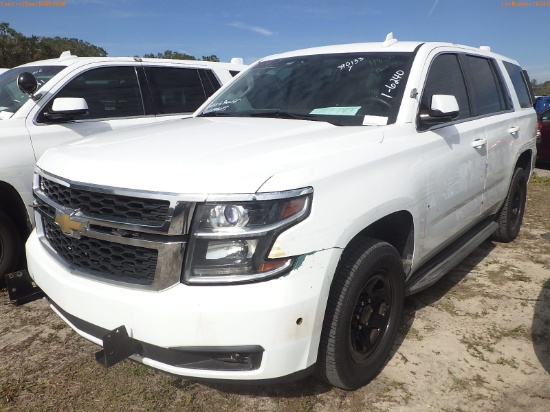 1-06240 (Cars-SUV 4D)  Seller: Gov-Pinellas County Sheriffs Ofc 2016 CHEV TAHOE