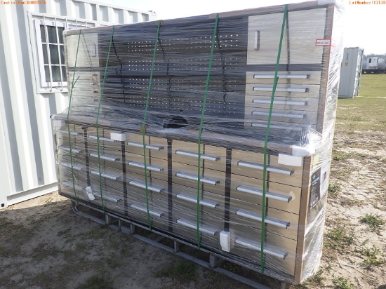 1-13130 (Equip.-Specialized)  Seller:Private/Dealer 9.5 FOOT 30 DRAWER PEG BOARD