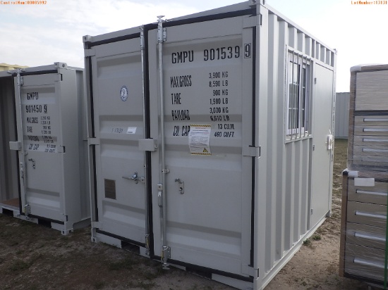 1-13131 (Equip.-Container)  Seller:Private/Dealer 9 FOOT METAL SHIPPING CONTAINE