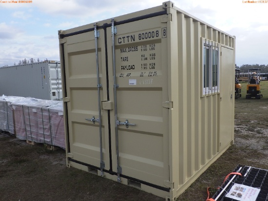 1-13137 (Equip.-Container)  Seller:Private/Dealer 10 FOOT METAL SHIPPING CONTAIN