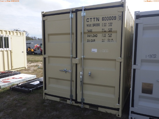 1-13133 (Equip.-Container)  Seller:Private/Dealer 10 FOOT METAL SHIPPING CONTAIN