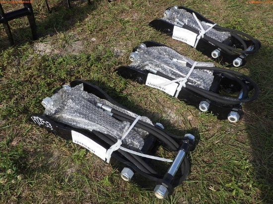 1-12253 (Equip.-Implement misc.)  Seller:Private/Dealer (3) MIVA HYDRAULIC THUMB