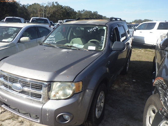 2-05149 (Cars-SUV 4D)  Seller: Florida State F.W.C. 2008 FORD ESCAPE