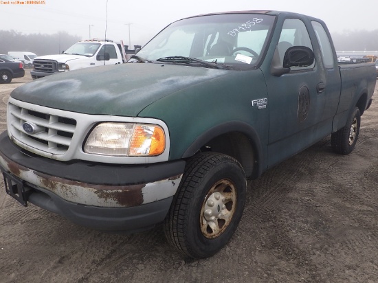 2-06259 (Trucks-Pickup 2D)  Seller: Florida State F.W.C. 1999 FORD F250