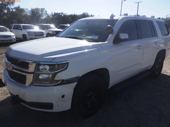 2-06249 (Cars-SUV 4D)  Seller: Gov-Pinellas County Sheriffs Ofc 2018 CHEV TAHOE