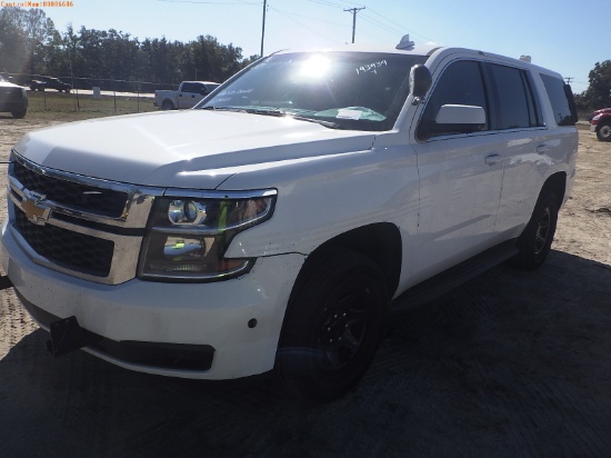 2-06255 (Cars-SUV 4D)  Seller: Gov-Pinellas County Sheriffs Ofc 2017 CHEV TAHOE
