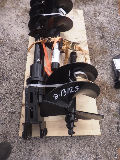 2-13125 (Equip.-Implement misc.)  Seller:Private/Dealer MIVA EXCAVATOR AUGER ATT