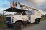 1996 GMC Topkick 50' Bucket Chipper Truck