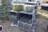 6 Assorted Sized  Miltary Cases