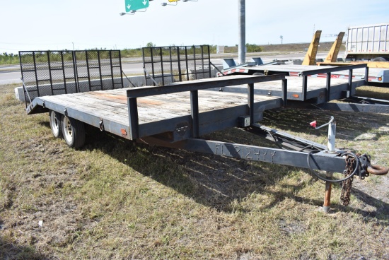 2007 Dans 16FT T/A Dovetail Equipment Trailer