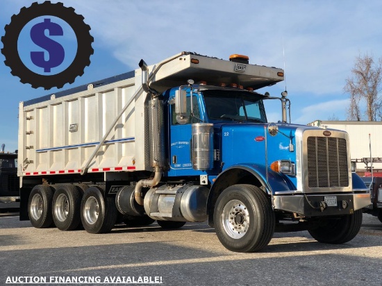 2009 Peterbilt 367 Tri Axle Dump Truck