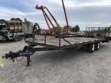 26ft Gulf Coast T/A Equipent Tag Along Trailer