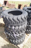 New Set of 4 SKS332 10in Skid Steer Tires