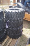 New Set of 4 SKS332 12in Skid Steer Tires