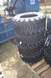 New Set of 4 SKS332 12in Skid Steer Tires