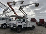 2007 GMC C5500 4x4 37ft Over Center Bucket Truck