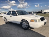 2008 Ford Crown Victoria 4 Door Police Cruiser