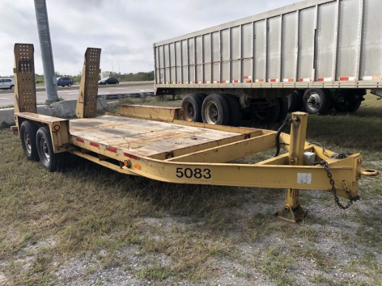 2002 Belshe Industries WB-12 6 Ton T/A Equipment Trailer