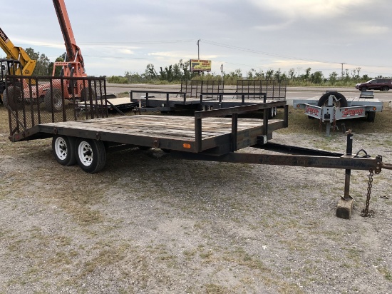 2007 Dans 16FT T/A Dovetail Equipment Trailer