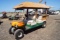 Club Car Carryall Custom Tiki Bar 2 Seat Gas Powered Golf Cart